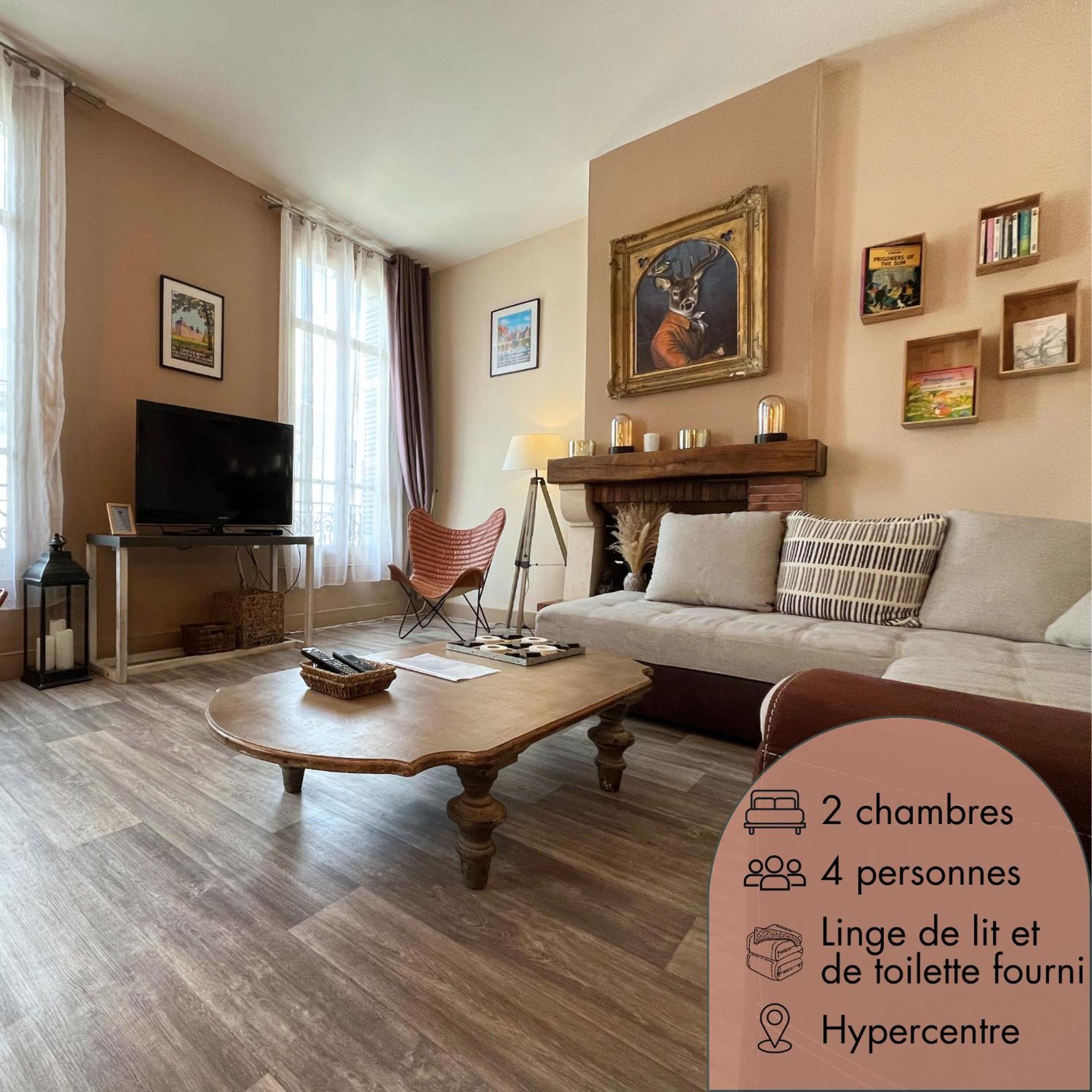 Cote Chateau - Grand Appartement Au Coeur De Μπλουά Εξωτερικό φωτογραφία